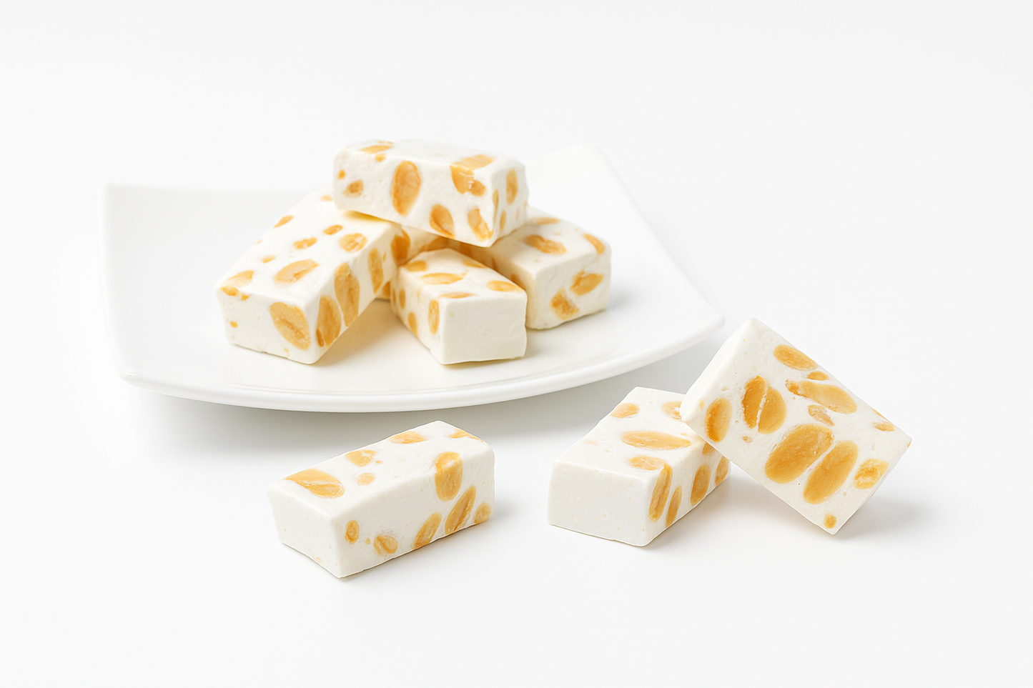 Andy Anand Sugar Free Almond Brittle Nougat -Turron, Gluten Free, Crunchy, European Sugar Free Turron Taste in Every Bite, Made in Europe