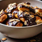 Andy Anand Dark Chocolate Almond Croissants Cake, 10 Pcs Handcrafted Guilt-Free Treats 2 lbs