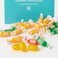 Andy Anand Sugar-Free Ginger Candy, 55 pc, 7 oz – Orange, Mango & Lemon Flavors, Made in Italy, Imported Keto & Diabetic-Friendly Gift Box