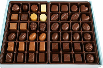 Andy Anand Sugar-Free Belgian Chocolate Truffles Gift Box, 48 pc – Gluten-Free, Handcrafted Diabetic Snacks, Gourmet Birthday & Holiday Gift