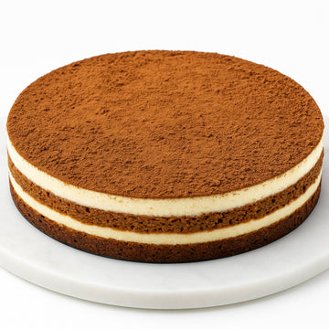 Andy Anand Sugar Free Tiramisu Mousse Cake Decadent Delight! Chiffon Velvety (2.2 lbs), Baked Fresh Daily, Fresh & Natural Ingredients, No Preservatives, Amazingly Delicious & Light!