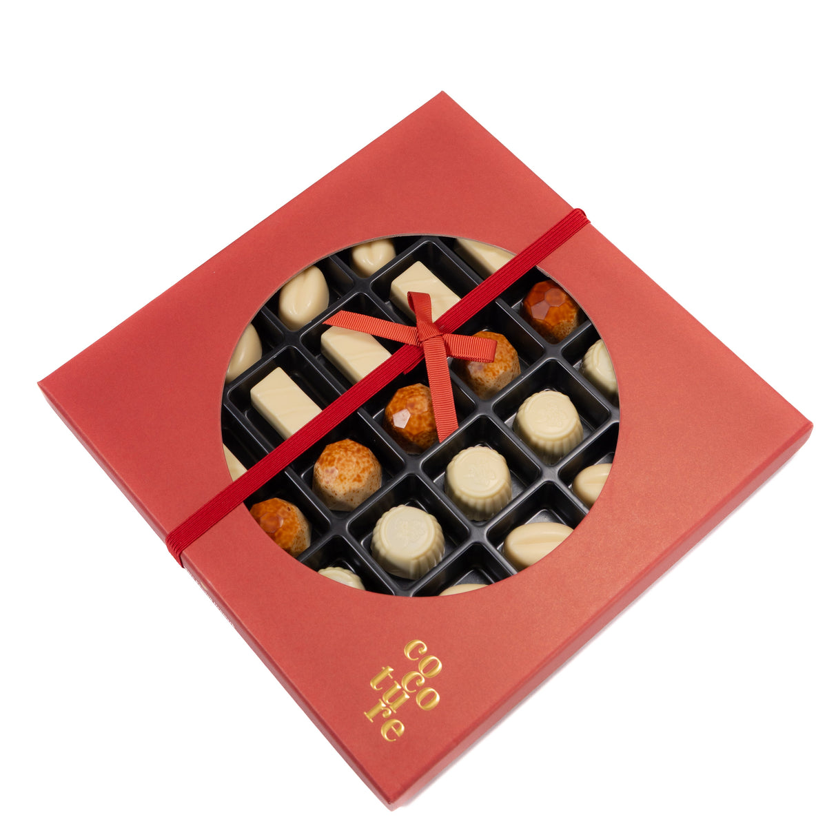 Andy Anand Sugar-Free Belgian White Chocolate Truffles & Pralines, 25 pc, 10.5 oz – Stevia Sweetened, Keto & Diabetic-Friendly Gift Box