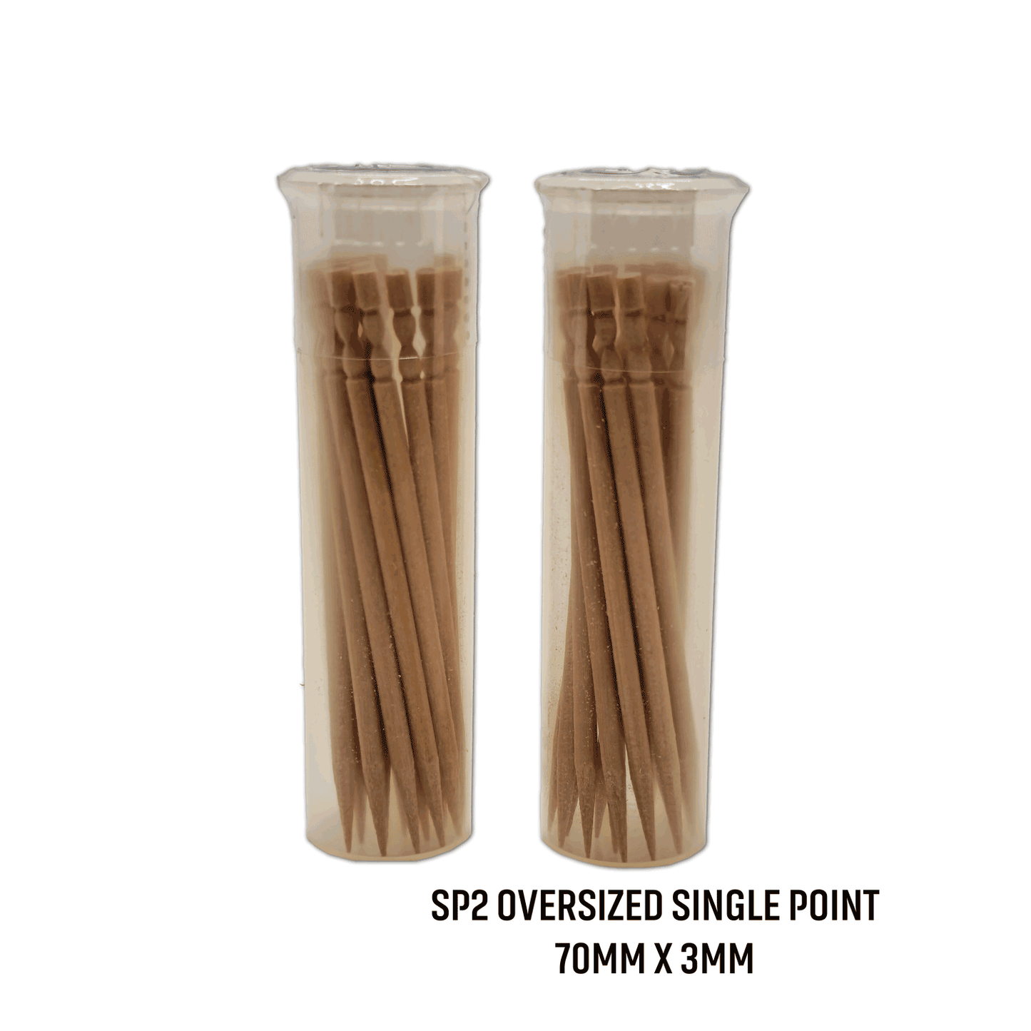 36 Qty Unflavored Birchwood Toothpicks in Plastic Tubes