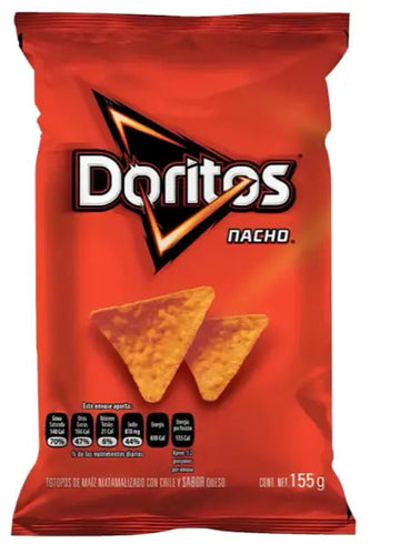 Sabritas Doritos Nacho Cheese Chips 146g – Mexican Import Corn Chips (Mexico)