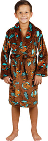 Scooby Doo BoyS Robe Plush Bathrobe Soft KidS Sleepwear