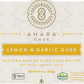 Grass-Fed Lemon & Garlic Ghee | Ahara Rasa