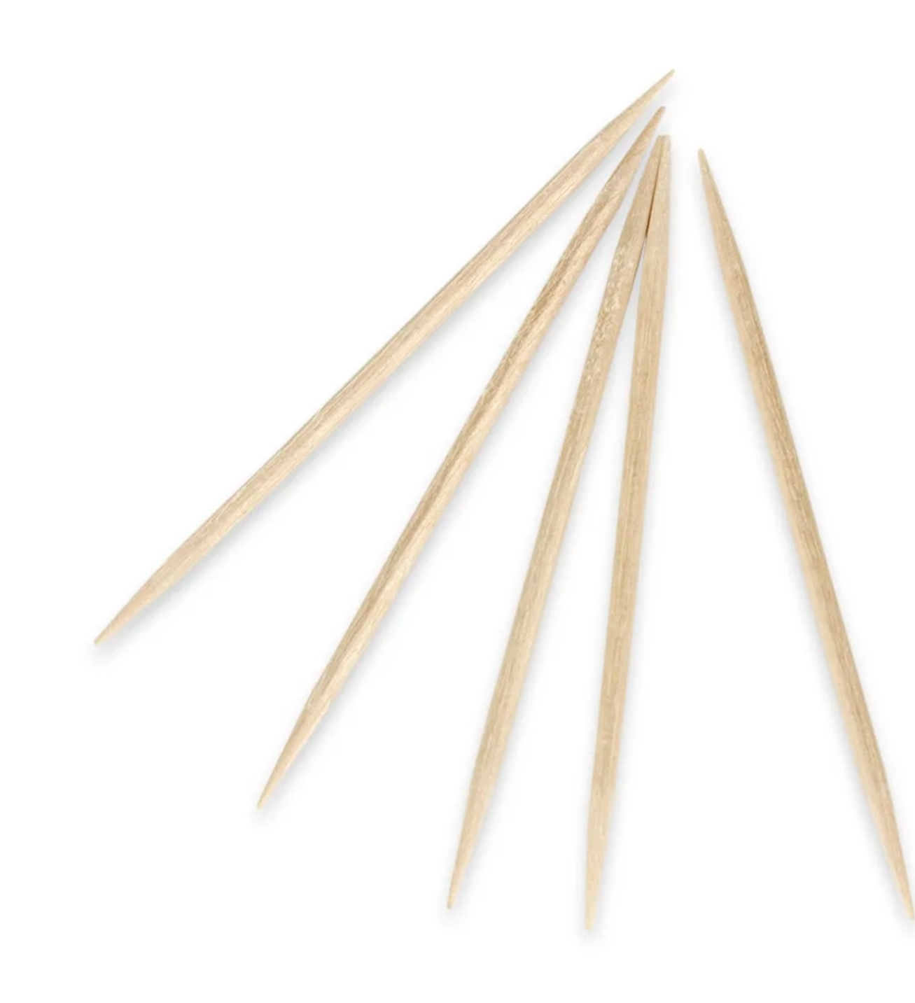 36 Qty Unflavored Birchwood Toothpicks in Plastic Tubes