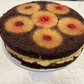 Andy Anand Sugar-Free Chocolate Pineapple Upside-Down Cake, 9-Inch, 2.6 lb – Keto & Diabetic-Friendly, Birthday & Celebration Gift Box