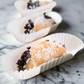 Hoffmaster 4" White Waxed Fluted Small Eclair Baking Case - 500/Pack