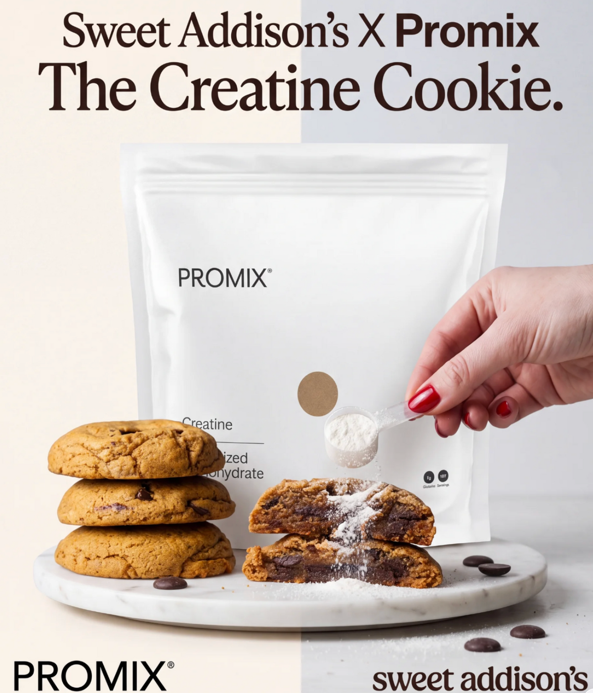 Creatine Chocolate Chip Cookie