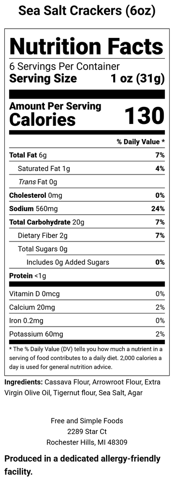 Sea Salt Crackers