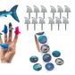 41 Piece Shark Party Kit (ideal for medium size cake & added cupcakes with favors)