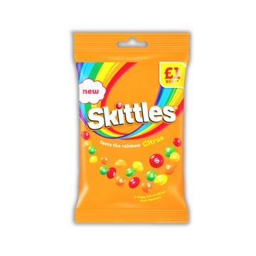 Skittles Citrus Mix Candy – UK Citrus Flavor Skittles Limited Edition (UK)