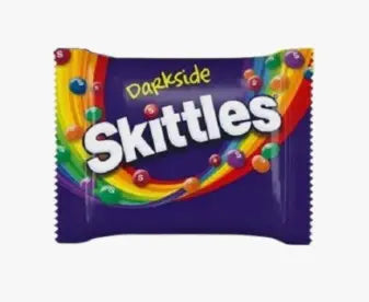 Skittles Darkside Candy Fun Size 18g – Imported Skittles Darkside Flavor Mix (UK) Best By 13-June-2026