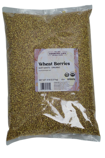 Wheat Berries, Soft White, Organic