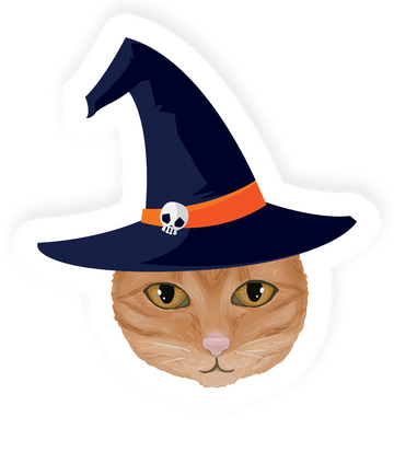 Spooky Kitty Sticker