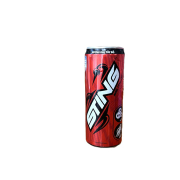 Sting Energy Drink Strawberry – Caffeinated Energy Soda (Vietnam)