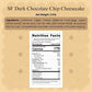 Andy Anand Sugar-Free Dark Chocolate Chip Cheesecake, 9-Inch, 2 lb – Diabetic-Friendly, California Cream Cheese, No Preservatives Gift Box