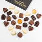 Andy Anand Sugar-Free Belgian Chocolate Truffles, 24 pc, 60% Cacao – Espresso, Hazelnut, Strawberry, Coconut, Cherry & Orange, Keto Gift