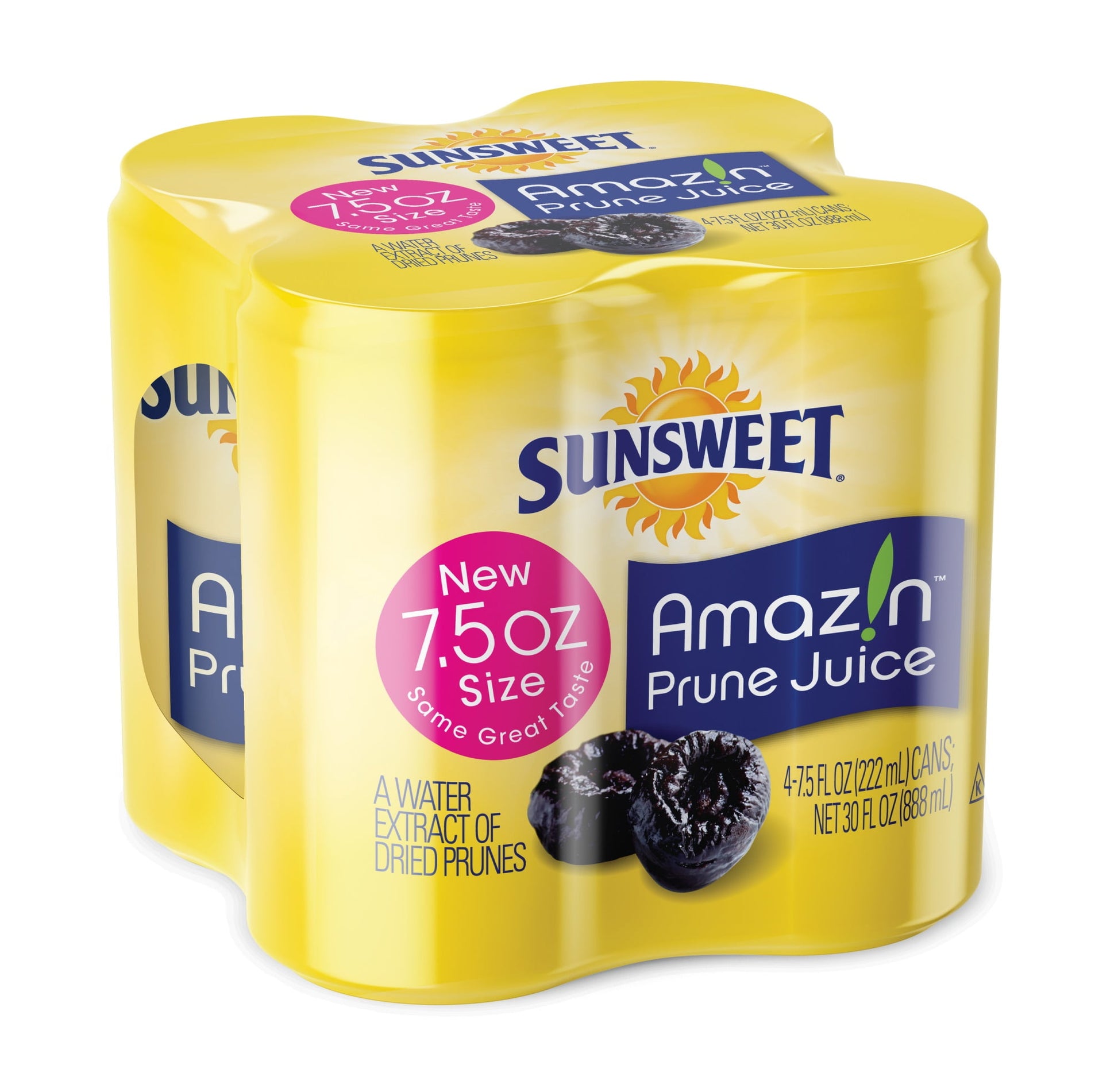 Sunsweet 4Pk-7.5Oz Prune Juice Cans