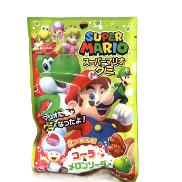 Super Mario Gummies Japan – Cola & Melon Soda Flavors | Nintendo Exclusive Candy (Japan)