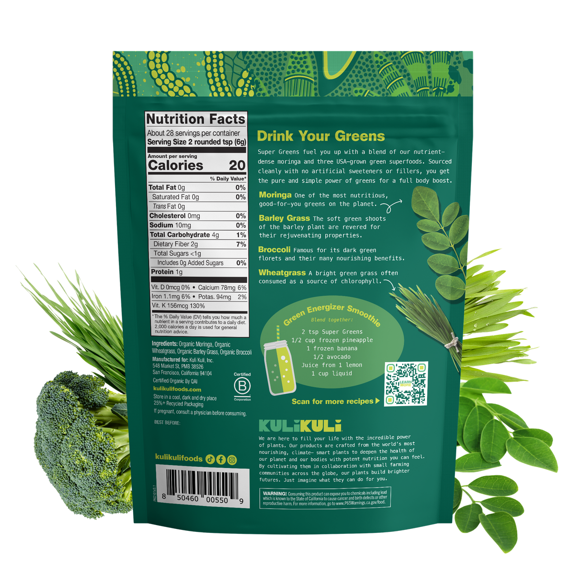 Super Greens for Daily Power