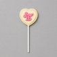 Sweet Sixteen Heart Lolly