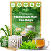 Premium Moroccan Mint Green Tea | Traditional Green Tea with Spearmint –  Premium Quality Herbal Blend.