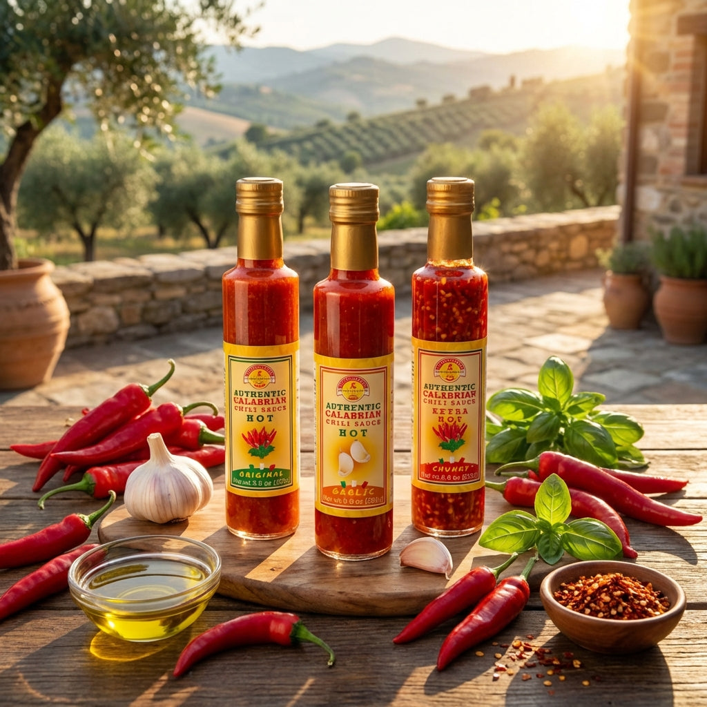 TuttoCalabria Authentic Smooth Calabrian Chili Pepper Sauce, 250ml