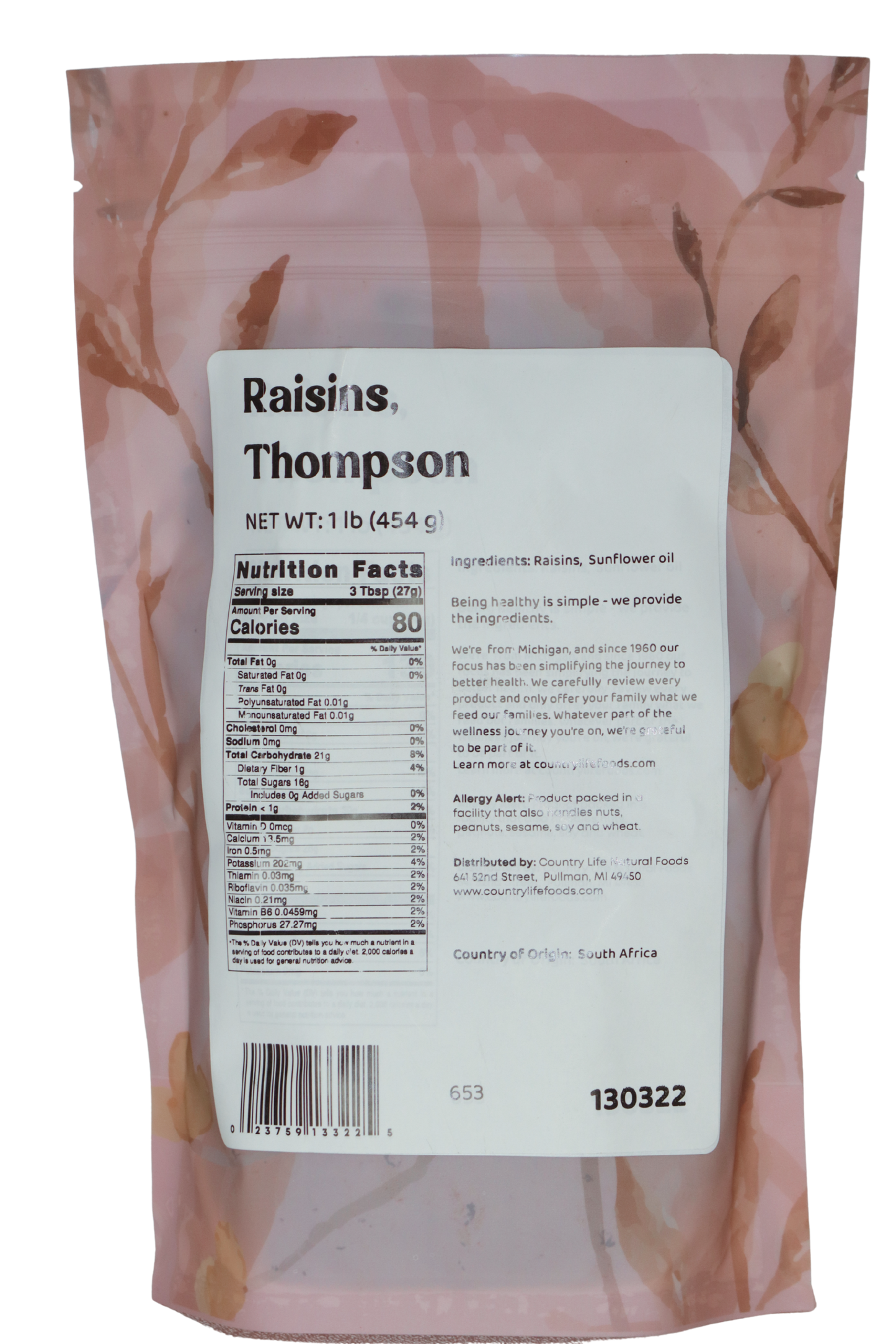 Raisins, Thompson