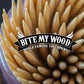 10000 Qty BiteMyWood Birchwood Single Point Toothpicks In Cardboard Sleeve SP1