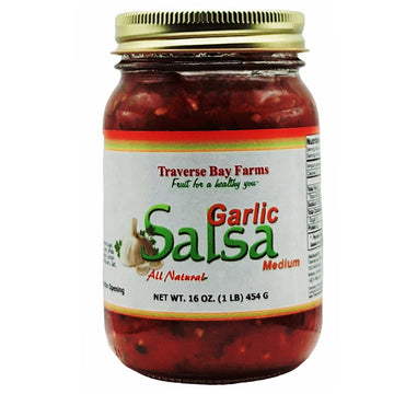 Garlic Salsa - Medium, 16 oz