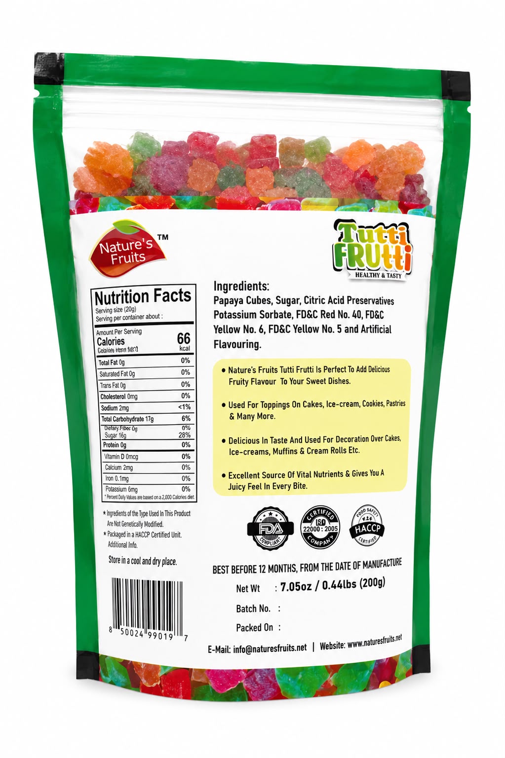 Tutti Frutti 14 oz