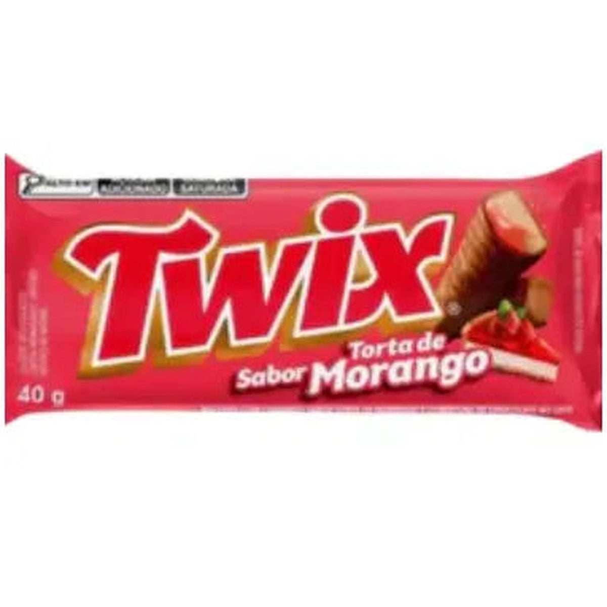 Twix Strawberry Cake Chocolate Bar 40g – Morango Cake Flavor Twix (Brazil)