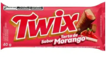 Twix Strawberry Cake Chocolate Bar 40g – Morango Cake Flavor Twix (Brazil)