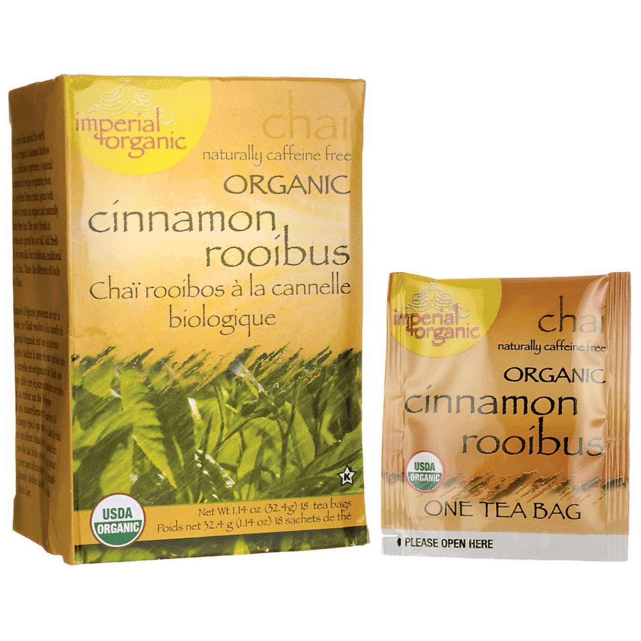 Uncle Lees Imperial Organic Cinnamon Rooibus Chai Tea, 18 Bags