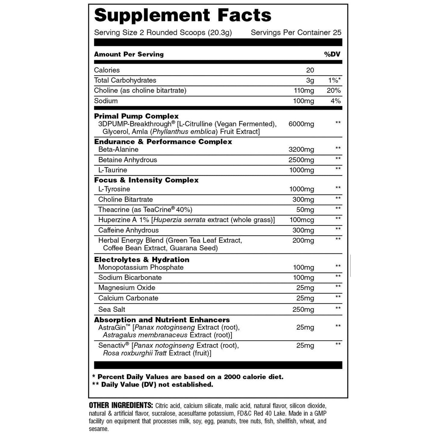 Universal Nutrition Animal Primal Pre-Workout