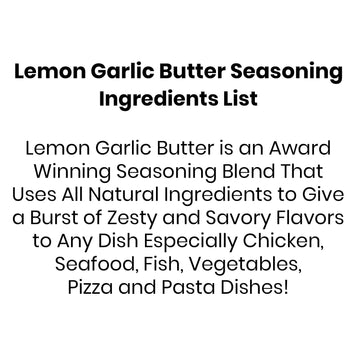Bobby T's Lemon Garlic Butter Seasoning