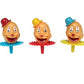 Clown Head Picks -2"- Plastic - 12, 72, or 144 count