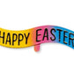 Happy Easter Rainbow Banner, 24 pack