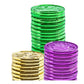 Mardi Gras Coins - Assorted Colors, 1-1/2"