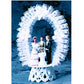 Religious Caketops, Christening Baby Boy, Blue, R520B, 10" High