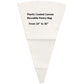 Value Series, Plastic Coated Canvas Pastry Bags, Reusable, From 10" to 30" Long