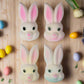 Edible Pastel Bunny Faces - Size: 2-1/4" - Bulk 96 pieces