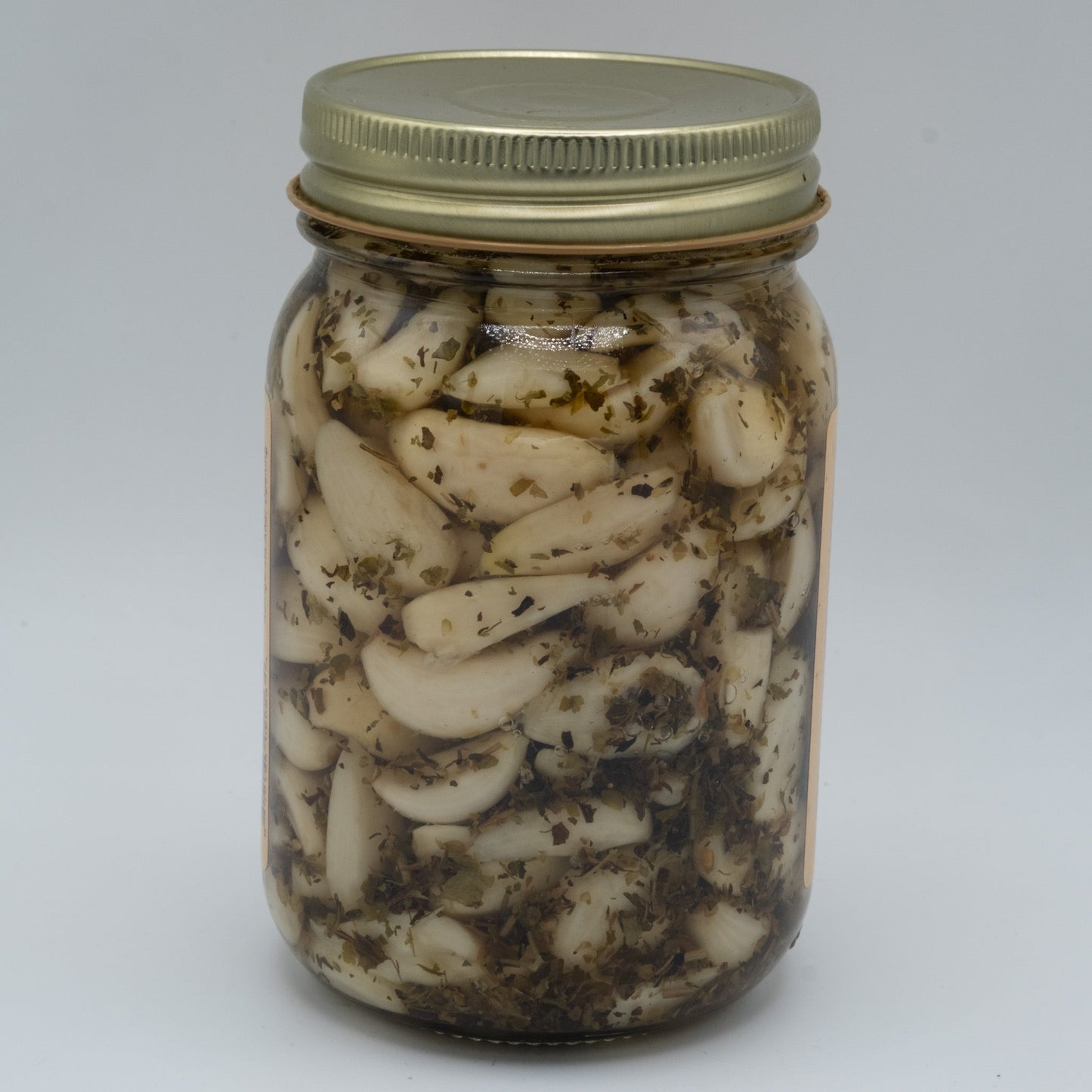 Savory Italian Garlic | Herb-Packed Pickled Garlic | 16 oz