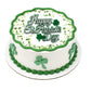 Happy St. Patrick's Day Plaque, 3", Available in a 12 or 48 count