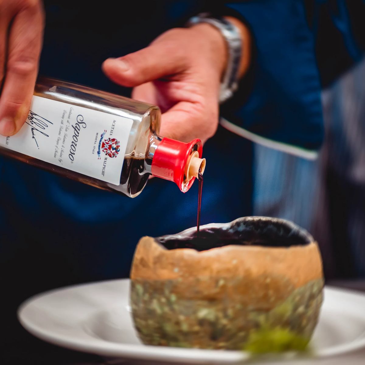 Acetaia Malpighi Saporoso Balsamic Vinegar of Modena — Rich & Savory Italian Condiment