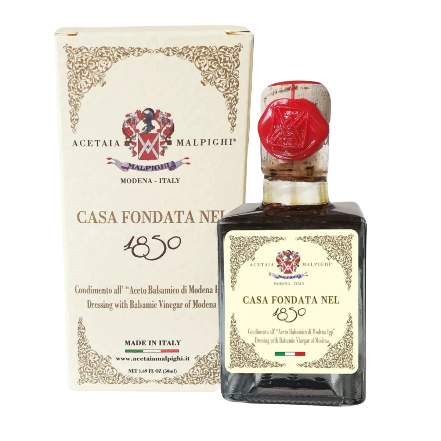 Acetaia Malpighi 1850 Balsamic Vinegar of Modena — Aged 8 Years, Since 1850
