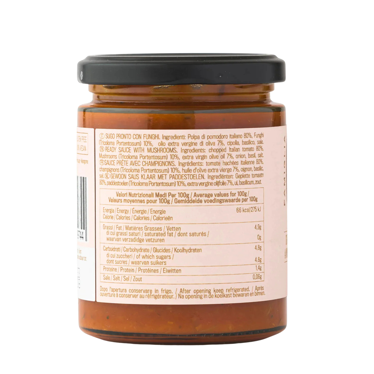 Famiglia Crispino Wild Mushroom Pasta Sauce — Ready-Made Italian Funghi