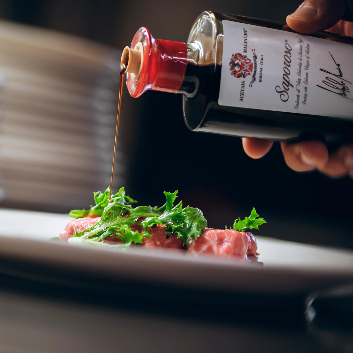 Acetaia Malpighi Saporoso Balsamic Vinegar of Modena — Rich & Savory Italian Condiment